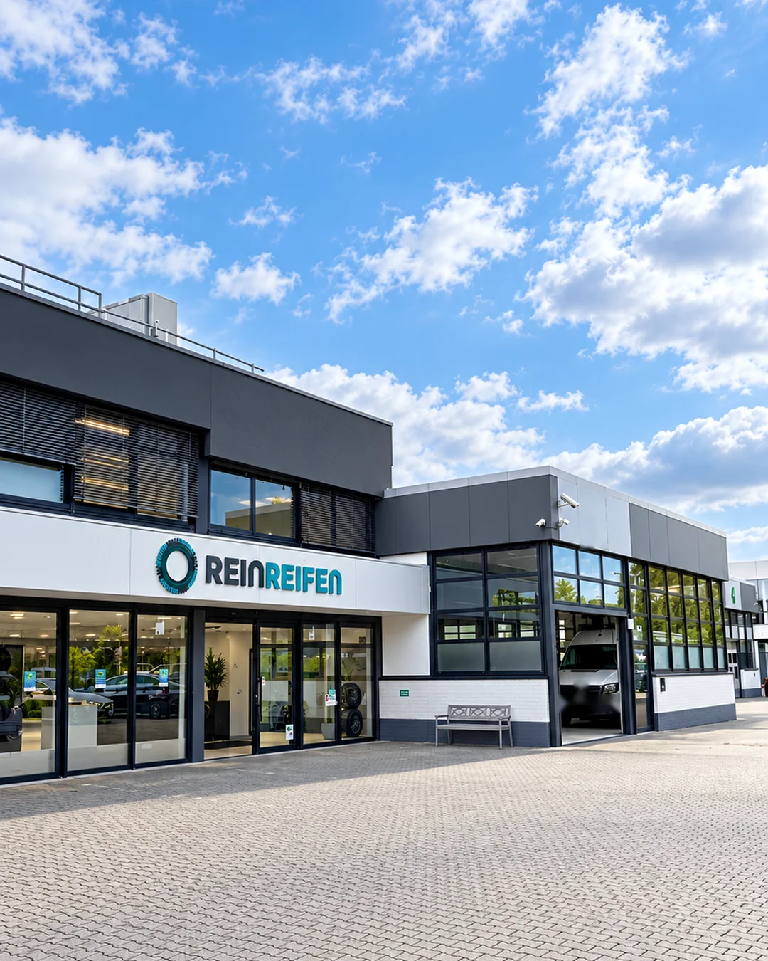 Rein Reifen building on Friedensstraße in Mönchengladbach